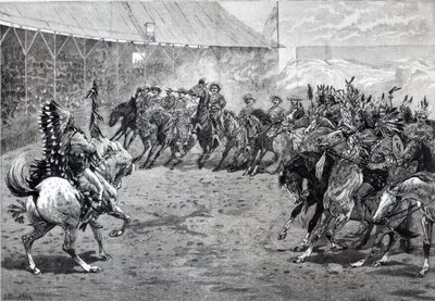 The Wild West Show at West Brompton, 1887 by John Charlton